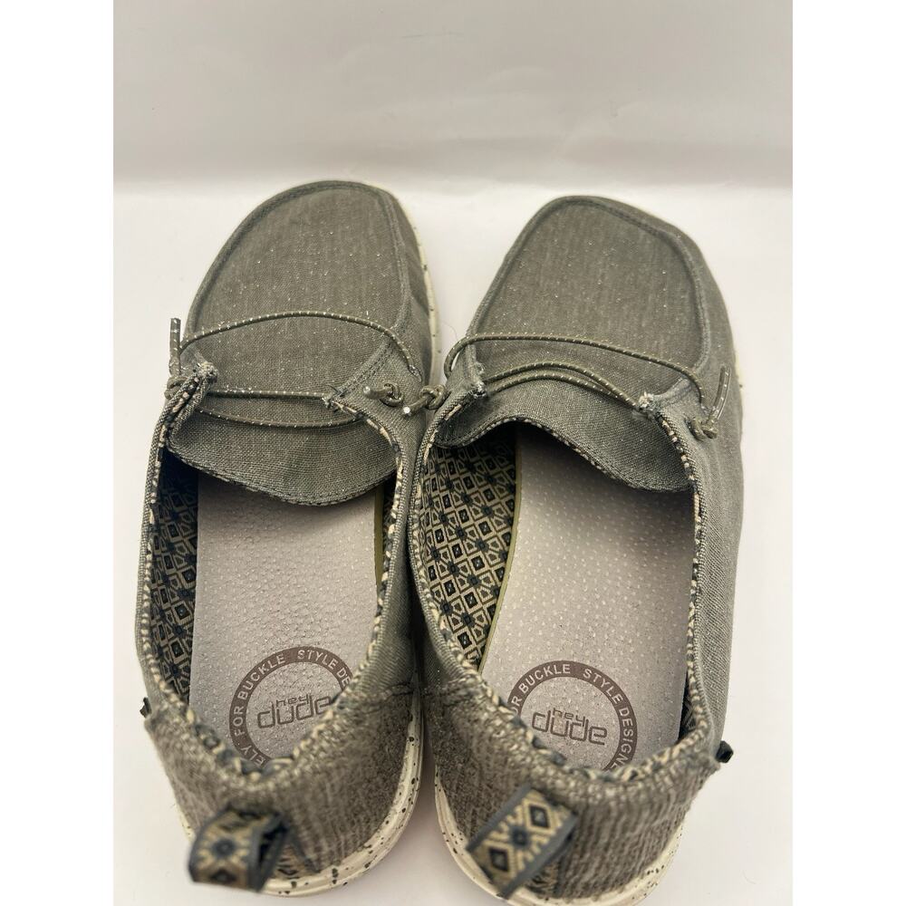 Hey Dude Wendy Sparkle Green Slip On Shoes Women Size 9 - Picture 7 of 9